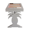 Oomph Harbour Island Backgammon Table