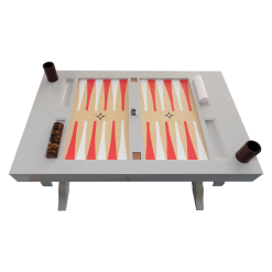 Oomph Harbour Island Backgammon Table