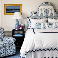 Oomph Charleston Platform Bed In Quadrille Kalamkari