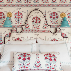 Oomph Charleston Headboard In Quadrille Kalamkari