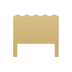 Oomph Beds Wave Headboard In Natural Raffia