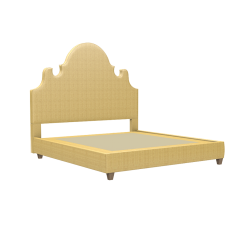 Oomph Beds Charleston Platform Bed In Natural Raffia