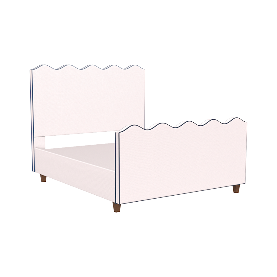 Oomph Wave Platform Bed With Footboard 3 Oomph Wave Platform Bed With Footboard