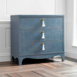 Oomph Easton Chest In Denim Blue Finish