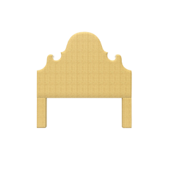 Oomph Charleston Headboard In Natural Raffia