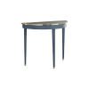 Oomph Chatham Demi Lune - Denim Blue Finish Tables