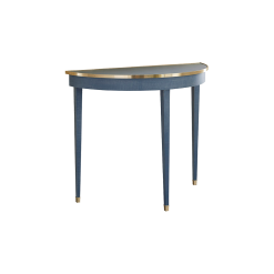 Oomph Chatham Demi Lune - Denim Blue Finish Tables
