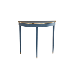 Oomph Chatham Demi Lune - Denim Blue Finish Tables