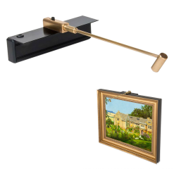 Oomph Art, Trays And Accessories Mini Cordless Rechargeable Art Light-Brass