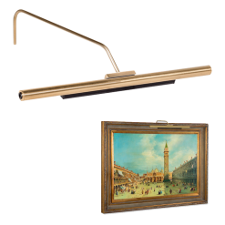 Oomph Cordless Rechargeable Art Light-Brass Art, Trays And Accessories