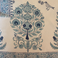 Oomph Charleston Platform Bed In Quadrille Kalamkari