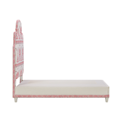 Oomph Charleston Platform Bed In Quadrille Kalamkari