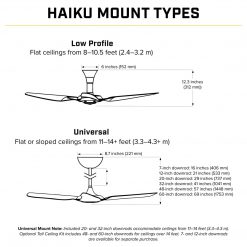 Oomph For Haiku Fan - Black Fans