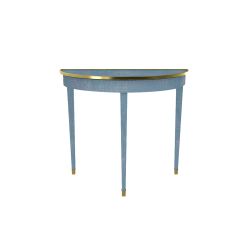 Oomph Chatham Demi Lune - Denim Blue Finish Tables