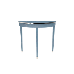 Oomph Chatham Demi Lune - Denim Blue Finish Tables