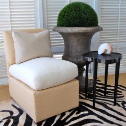 Oomph Raffia Slipper Chair Seating