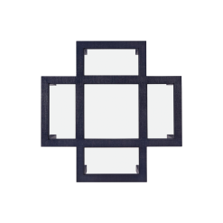 Oomph Palm Beach Wrapped Coffee Table With Glass Tables