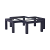 Oomph Palm Beach Wrapped Coffee Table With Glass Tables