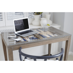 Oomph Home Tables Backgammon Plexiglass Top