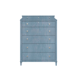 Oomph Rowayton Bachelor Chest In Denim Blue Finish
