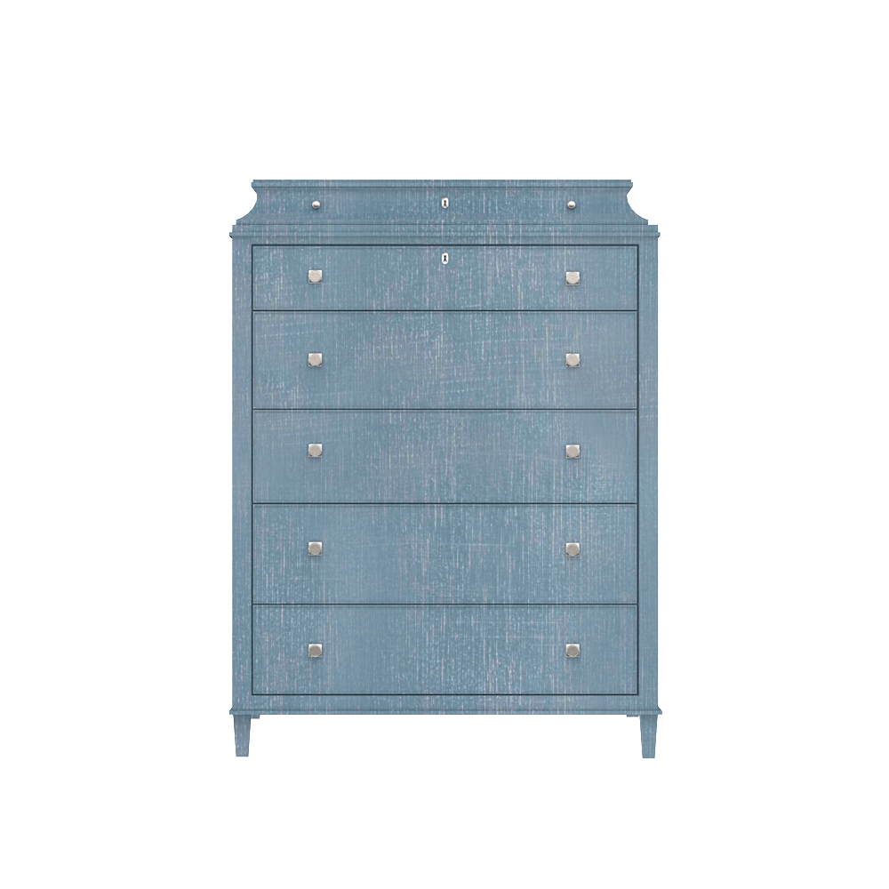 Oomph Rowayton Bachelor Chest In Denim Blue Finish 3 Oomph Rowayton Bachelor Chest In Denim Blue Finish