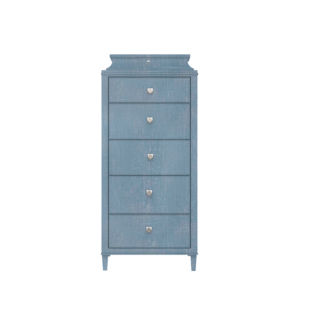 Oomph Rowayton Bachelorette Chest In Denim Blue Finish 3 Oomph Rowayton Bachelorette Chest In Denim Blue Finish