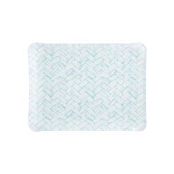 Oomph Nina Campbelle Aqua Basketweave Tray - Small