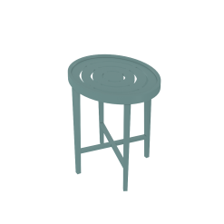 Oomph On The Rocks Tini Table Oval