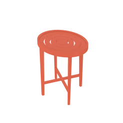 Oomph On The Rocks Tini Table Oval