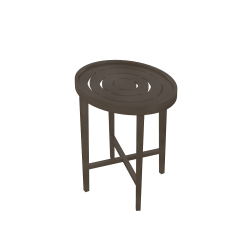 Oomph On The Rocks Tini Table Oval