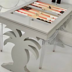 Oomph Harbour Island Backgammon Table