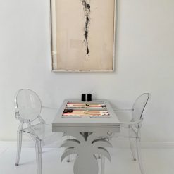 Oomph Harbour Island Backgammon Table