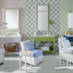 Oomph Upholstered Scallop Slipper Chair