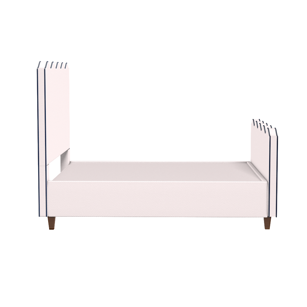 Oomph Wave Platform Bed With Footboard 5 Oomph Wave Platform Bed With Footboard